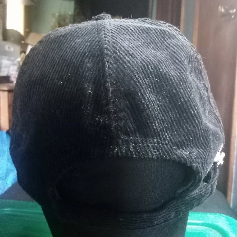 Deadstock Vintage Industrial Installation Corduroy Rope Strap Hat Cap